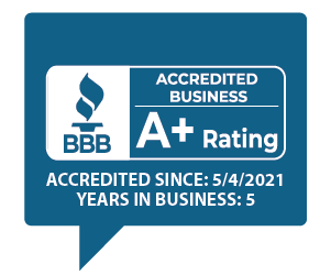 BBB Accredited Business, A+ rating