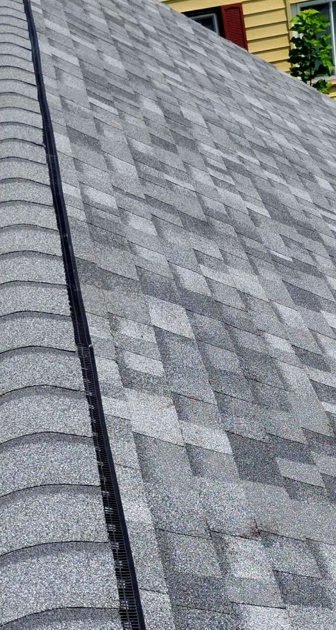 After: Ridge vent install